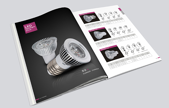 天津LED产品画册印刷
