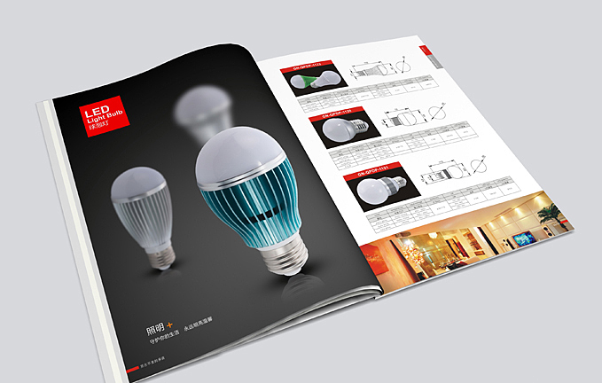 天津LED产品画册印刷